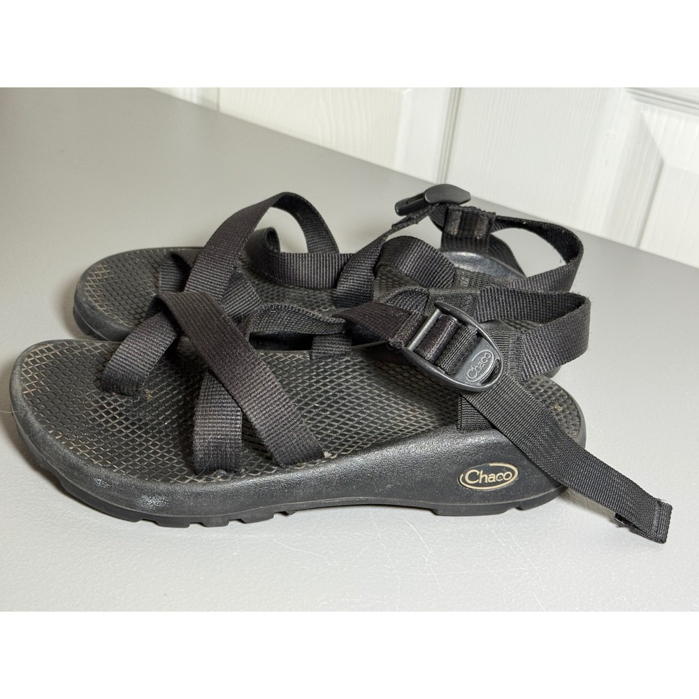 Chaco Z/2 Yampa Black Strappy Athletic Hiking Sandals Womens 7 J100024